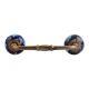 Blueanemone Flower Ceramic Bridge Handle